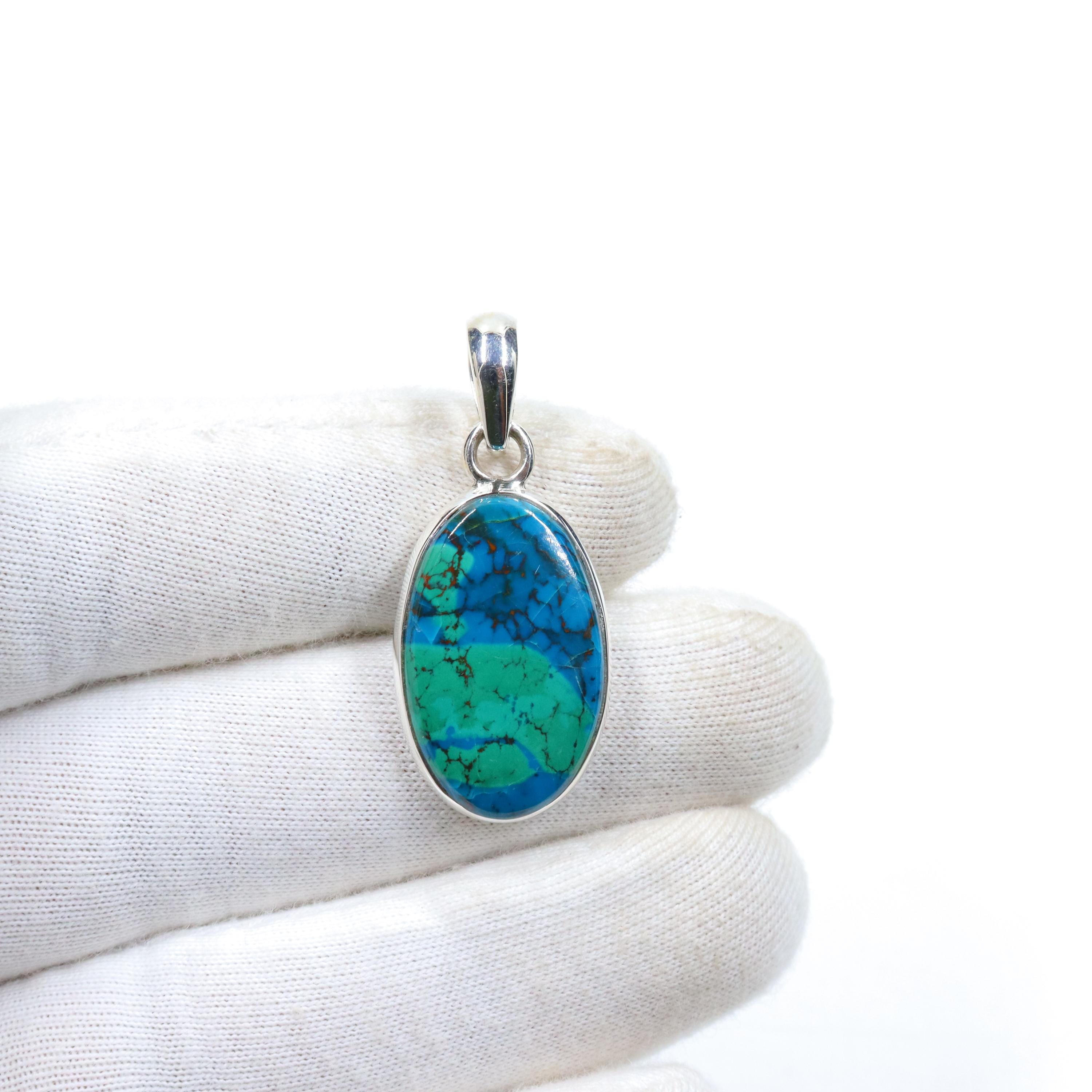 Chrysocolla Pendant #3 - The Crystal Council