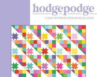 Modernly Morgan - Hodgepodge Quilt - Paper Pattern