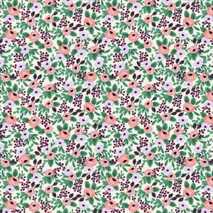 Rifle Paper Co. - Orchard - Rosa - Lavender Fabric-sold by the half yard, cut continuously
