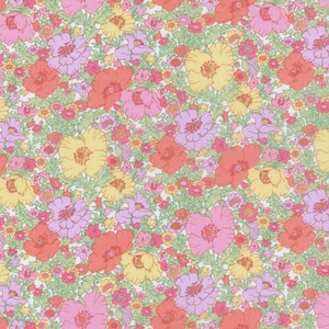 Liberty Fabrics - Meadow Song Tana Lawn (C) Fabric-sold by the half yard, cut continuously