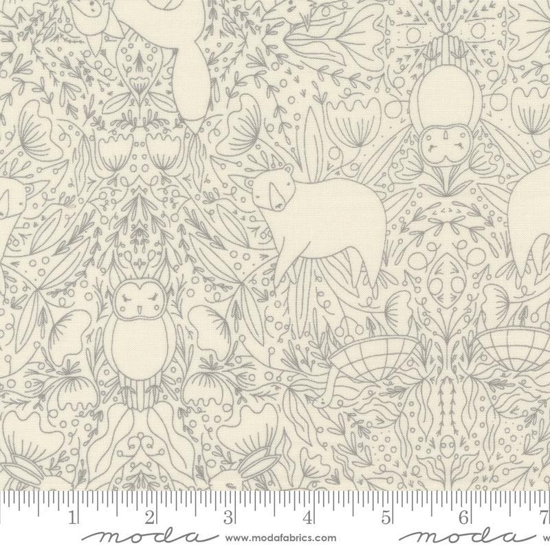 Moda - Woodland Wonder - Frolic Cloud Fabric-sold by the half yard, cut continuously