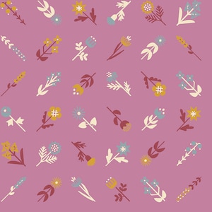 Ruby Star Society - To And Fro - Floret Lupine Fabric-sold by the half yard, cut continuously