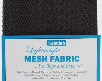 By Annie - Lightweight Mesh - 18" x 54" - Black