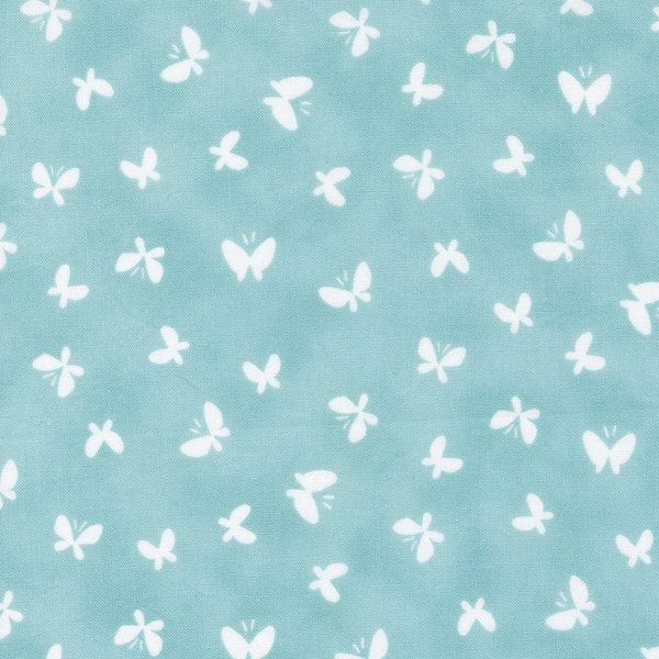 Moda - Jolie  -  Flutterby Sky Fabric-sold by the half yard, cut continuously