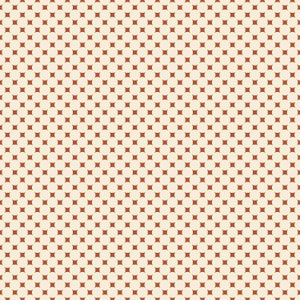 May include: A seamless pattern of small, evenly spaced, brown circles on a cream background.