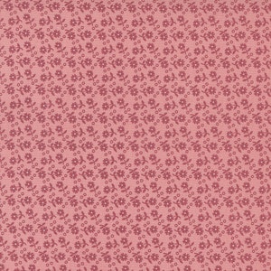 Moda - Sunnyside - Gather - Coral Fabric-sold by the half yard, cut continuously