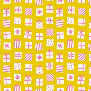 Ruby Star Society - Merry Happy - Secret Santa Golden Hour Fabric