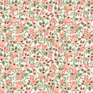 Rifle Paper Co. - Garden Party - Rosa - Rose Fabric-sold by the half yard, cut continuously