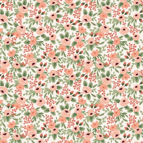 Rifle Paper Co. PETITE Garden Party Rose Fabric Etsy