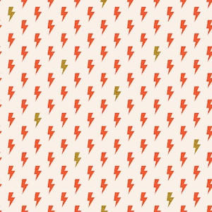 Cotton + Steel Fabrics - East Coast - Hot Strike - Flame Metallic Fabric-sold by the half yard, cut continuously