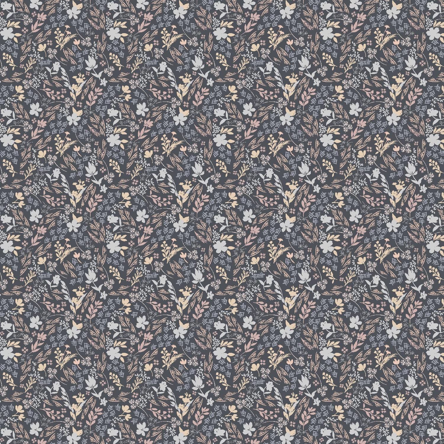 Cotton + Steel - Serendipity's Symphony - Dreamscape Wisteria Fabric-sold by the half yard, cut continuously