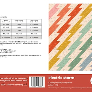 Allison Ramsing - Electric Storm - Paper Pattern