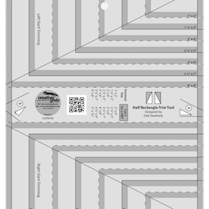 Creative Grids - Half Rectangle Trim Ruler