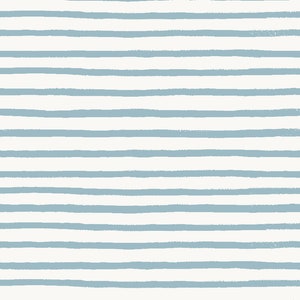 Rifle Paper Co. - Bon Voyage - Festive Stripe - Blue Fabric-sold by the half yard, cut continuously