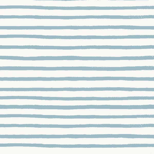 Rifle Paper Co. - Bon Voyage - Festive Stripe - Blue Fabric-sold by the half yard, cut continuously