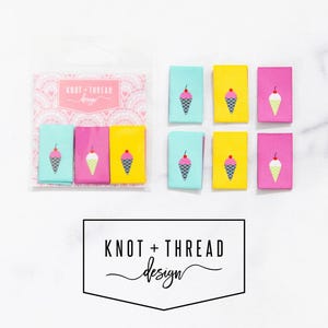 Knot & Thread - Ice Cream Labels (6 ct)