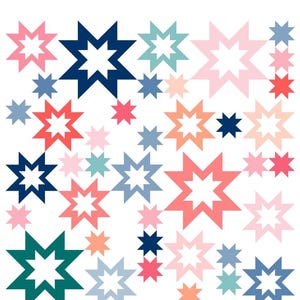 Quilt Cakes - Star Splatter Quilt - Paper Pattern