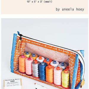 Aneela Hoey - Boxy Clear Pouch - Paper Pattern