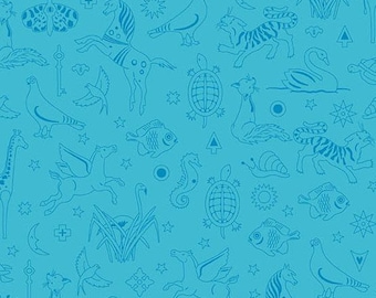 Andover - Alison Glass Sun Print 2025- Philately Dragonfly Fabric-sold by the half yard, cut continuously