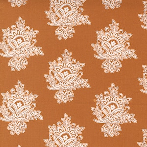 Moda - Cinnamon & Cream -  Cinnamon Fabric-sold by the half yard, cut continuously