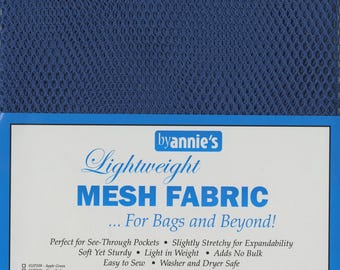 By Annie - Lightweight Mesh - 18" x 54" - Blastoff Blue
