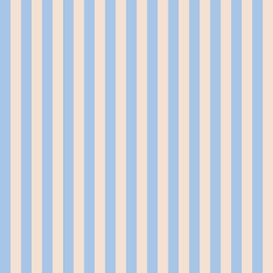 Rifle Paper Co. - Primavera - Cabana Stripe - Periwinkle Fabric-sold by the half yard, cut continuously