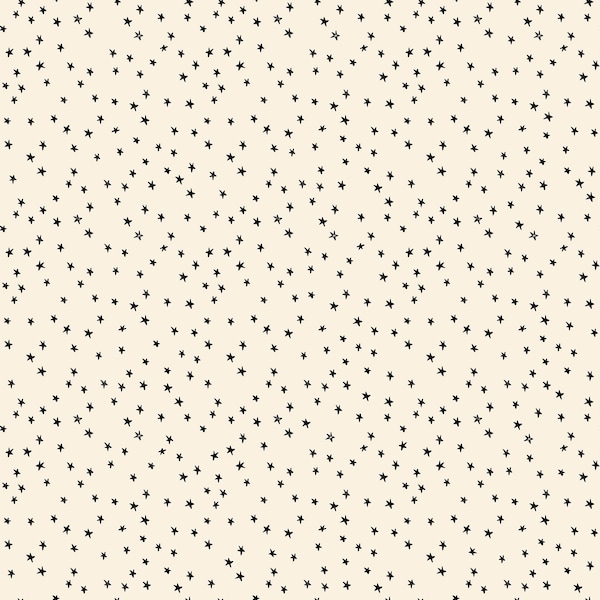 Ruby Star Society - Mini Starry - Natural Fabric-sold by the half yard, cut continuously