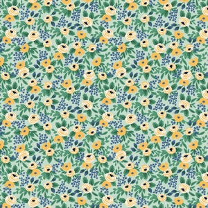 Rifle Paper Co. - Orchard - Rosa - Mint Fabric-sold by the half yard, cut continuously