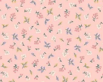 Rifle Paper Co. - Strawberry Fields - Petites Fleurs - Blush Fabric-sold by the half yard, cut continuously