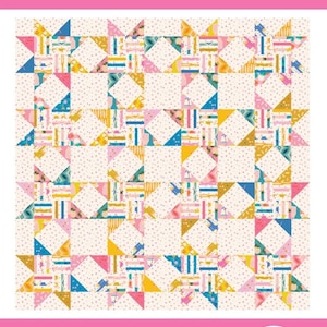 Allison Ramsing - Joyful Sawtooth Stars - Paper Pattern