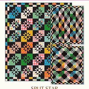 Copper Kettle Quilt Company - Split Star - Paper Pattern