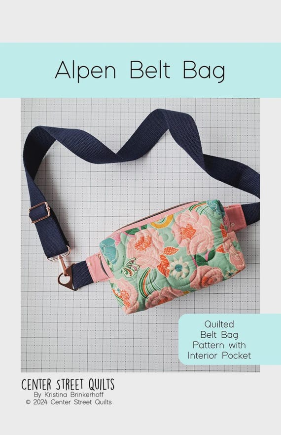 Center Street Quilts - Alpen Belt Bag - Paper Pattern