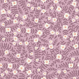 Rifle Paper Co. - Dahlia - Elodie - Lilac Fabric-sold by the half yard, cut continuously