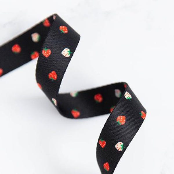 Stitch Supply Co. - Mini Berry Black Webbing