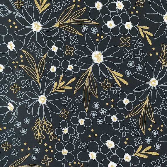 Gilded: Flower Dot in Ink Metallic Gilded: Flower Dot in Ink Metallic