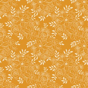 Ruby Star Society - Winterglow - First Bloom Honey Fabric-sold by the half yard, cut continuously