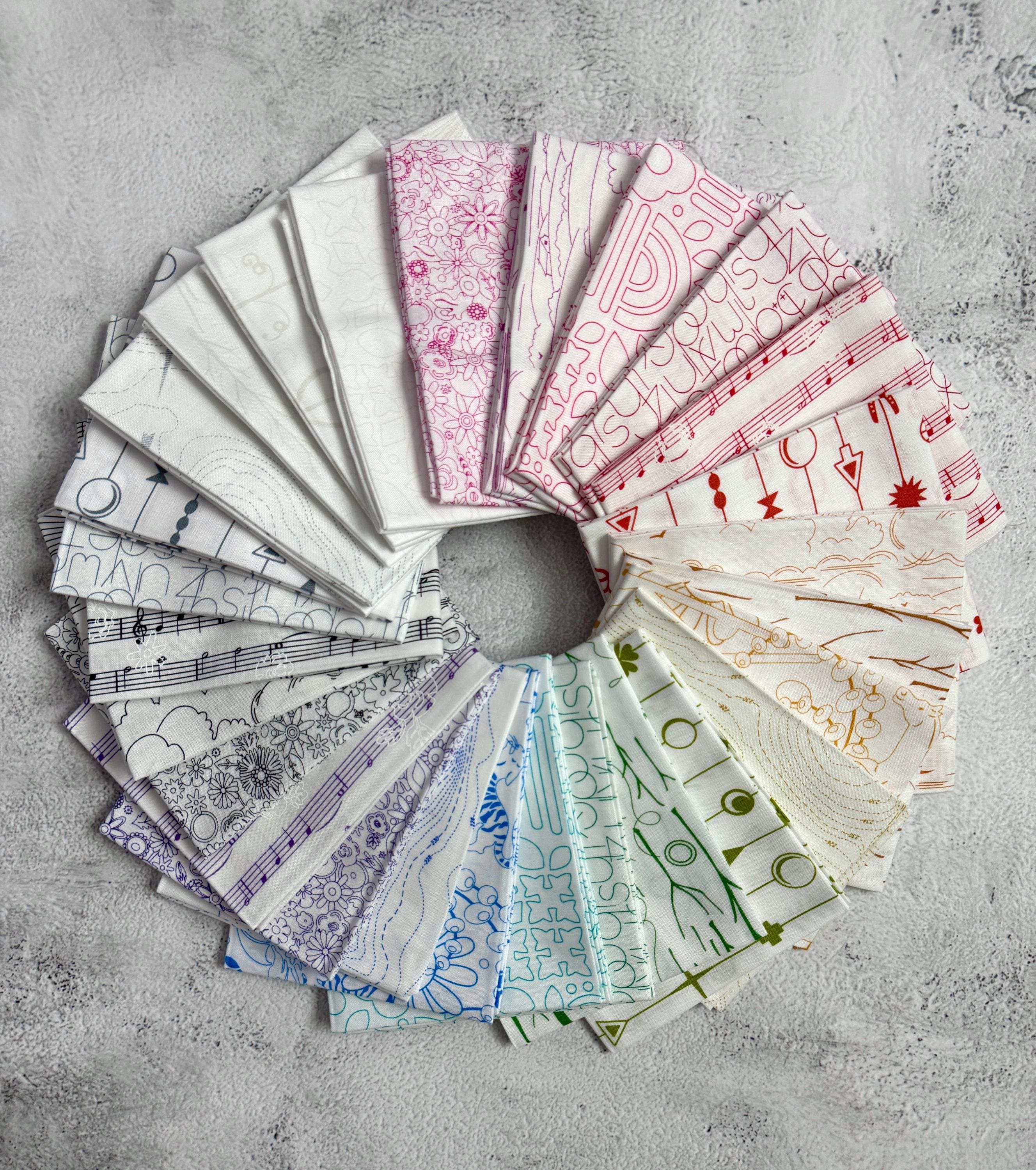 Andover - Alison Glass Sun Prints Whisper - Fat Quarter Bundle (27