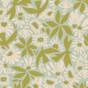 Art Gallery Fabrics - Evolve - Evolve Pistachio Fabric-sold by the half yard, cut continuously