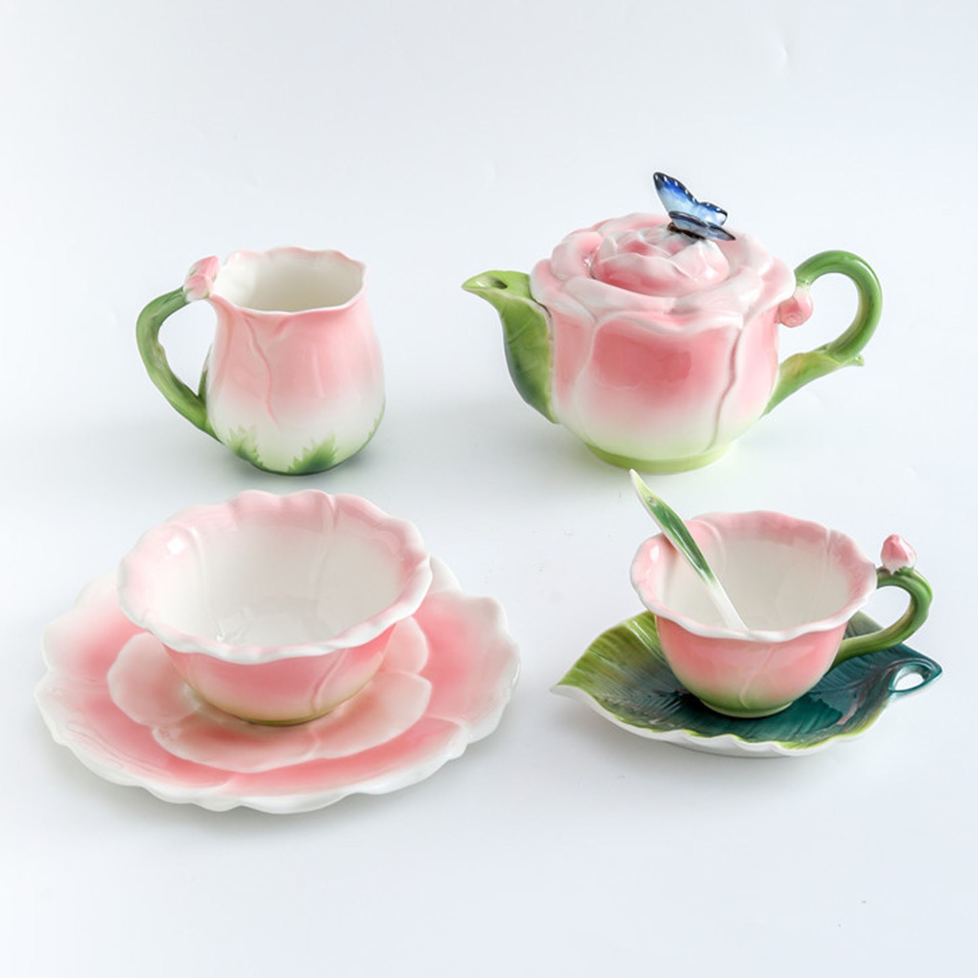 1pc 240ml Pink Biscuit Coffee Cup & Saucer, Ceramic Coffee Cup Set, Design  Sense, High-quality & Delicate Tea Set, Cute And Unique, Suitable For  Afternoon Tea