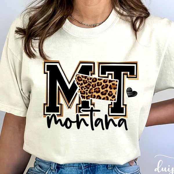 Montana Leopard svg, MT leopard svg, Montana svg, Leopard svg, Montana map svg, Montana love, Montana Girl Shirt, State Shirt, SVG for Shirt