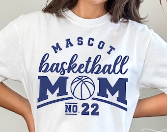 Basketball Mom SVG, Team Mascot Design (Digital Download)