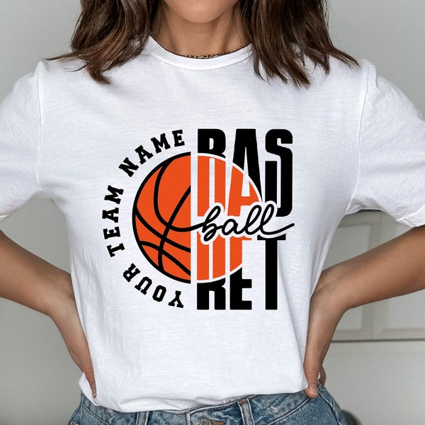Basketball SVG PNG, Mascot Template svg, Basketball Team Template svg, Your Team svg, Basketball Mascot, Basketball Team Shirt, Personalized