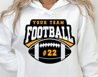 Fußballteam SVG, personalisierte Designvorlage (digitaler Download)