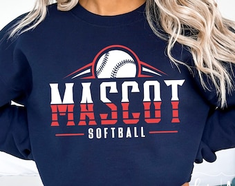 Softball Team SVG Bundle - Bearbeitbare Cricut- und Silhouette-Dateien