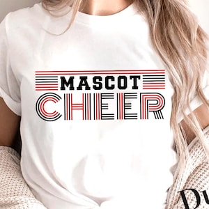 Retro Cheer SVG PNG, Cheer Team Template, Cheerleading Shirt Design, Cheer Mom Svg, Cricut Cut File, Silhouette, Sublimation Png, DIY Cheer