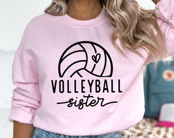 Volleyball Sister SVG, Girl Love Volleyball, Game Day Vibes (Digital Download)