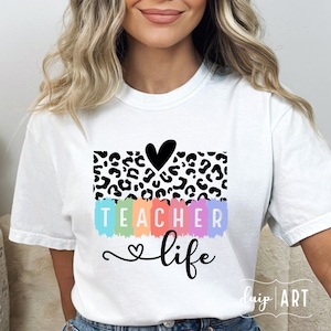 Vida del Maestro SVG PNG, Maestro svg, Modo Maestro svg, Enseñar Vida svg, Maestro Leopardo svg, Maestro Colorido, Mejor Maestro, Camisa de Maestro svg
