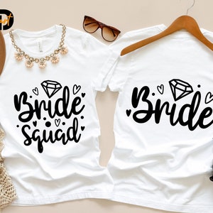 Bride Squad SVG, Bachelorette Party Bundle, Bridal Shower (Digital Download)