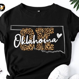 Oklahoma Leopard svg, OK Leopard svg, Oklahoma svg, Leopard svg, Oklahoma Karte svg, Oklahoma Liebe svg, Cricut svg, Herz svg, OK Oklahoma png