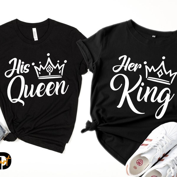 His Queen her King svg, Queen svg, King svg, Women's Saying,Cricut svg,Couple svg shirt,Husband Shirt svg,Wife Shirt svg, King and Queen svg